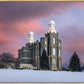 Logan Utah Pink Winter Sunset