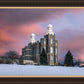 Logan Utah Pink Winter Sunset