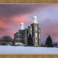 Logan Utah Pink Winter Sunset