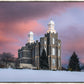 Logan Utah Pink Winter Sunset