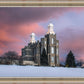 Logan Utah Pink Winter Sunset