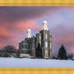 Logan Utah Pink Winter Sunset