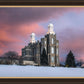 Logan Utah Pink Winter Sunset