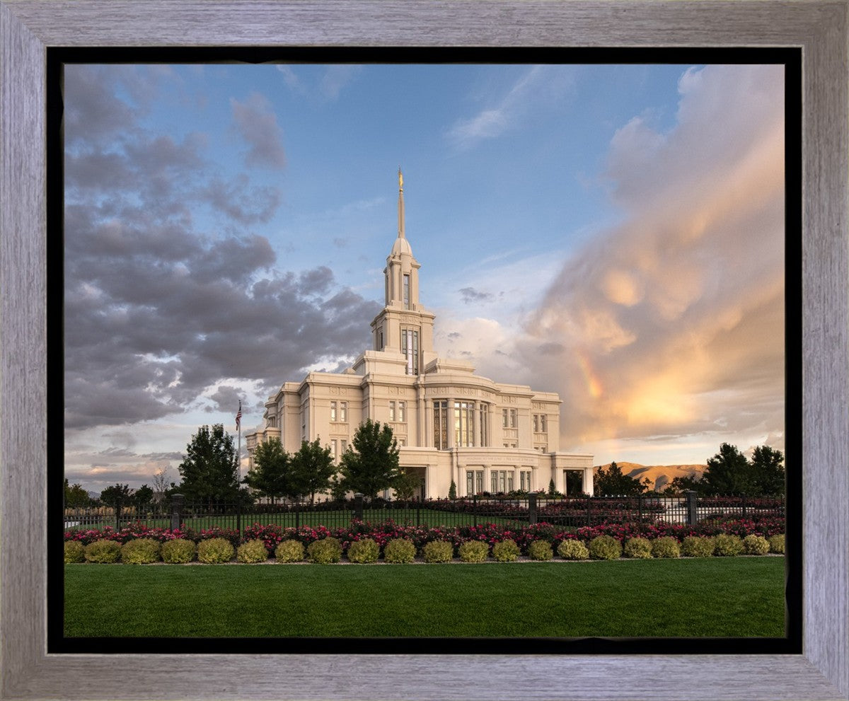 Payson Utah Pink Dividing The Light