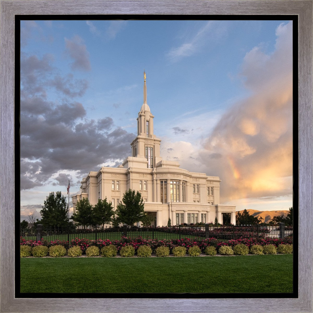 Payson Utah Pink Dividing The Light