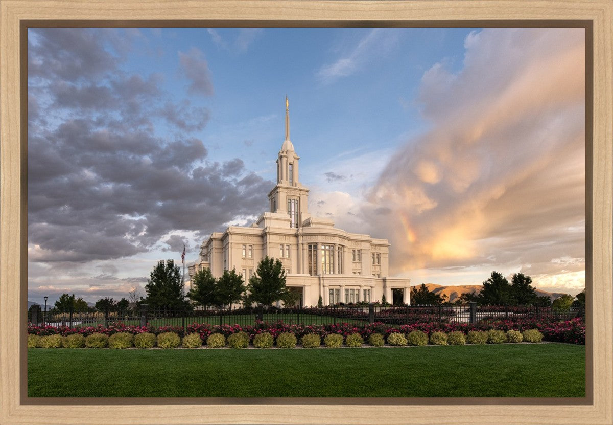 Payson Utah Pink Dividing The Light