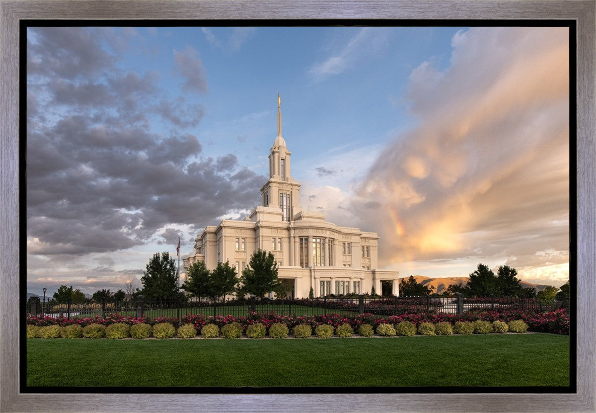 Payson Utah Pink Dividing The Light