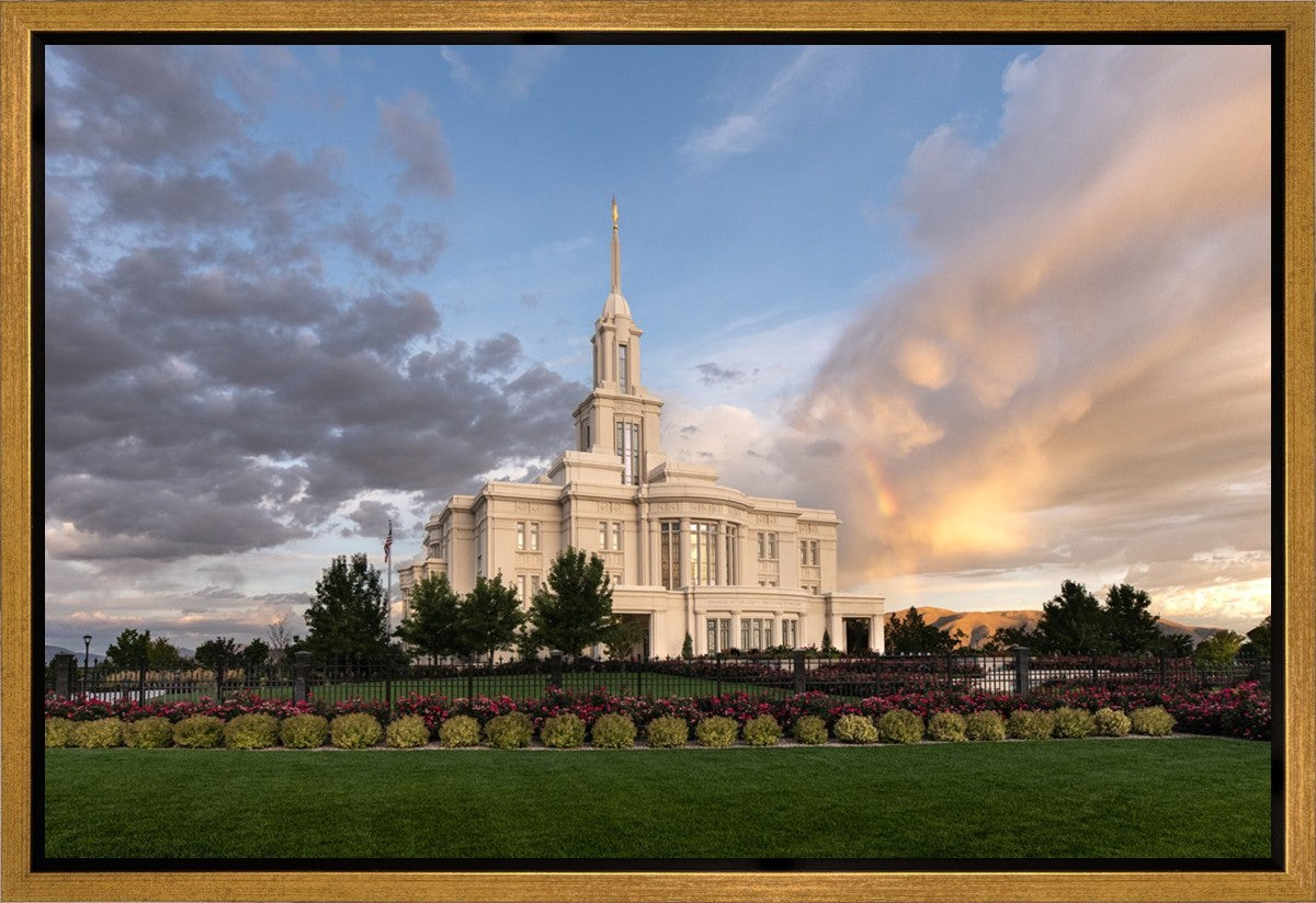 Payson Utah Pink Dividing The Light