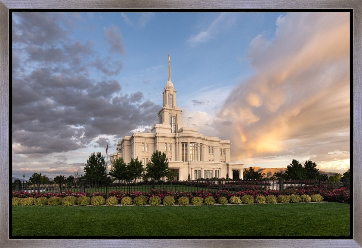 Payson Utah Pink Dividing The Light