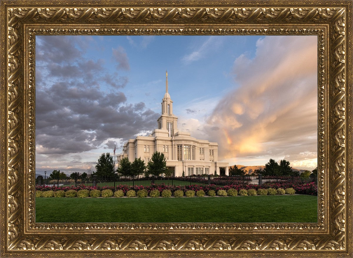 Payson Utah Pink Dividing The Light