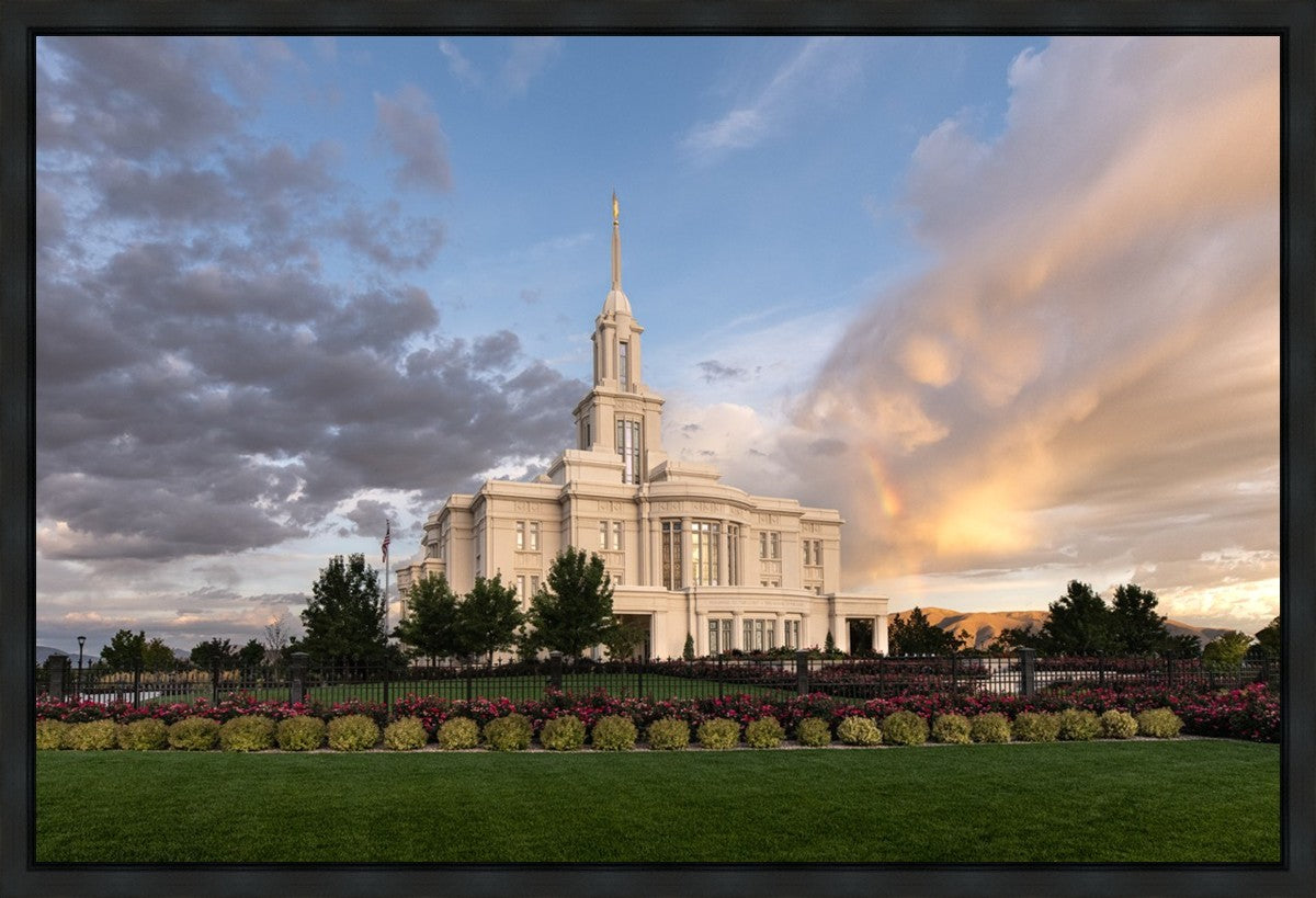 Payson Utah Pink Dividing The Light