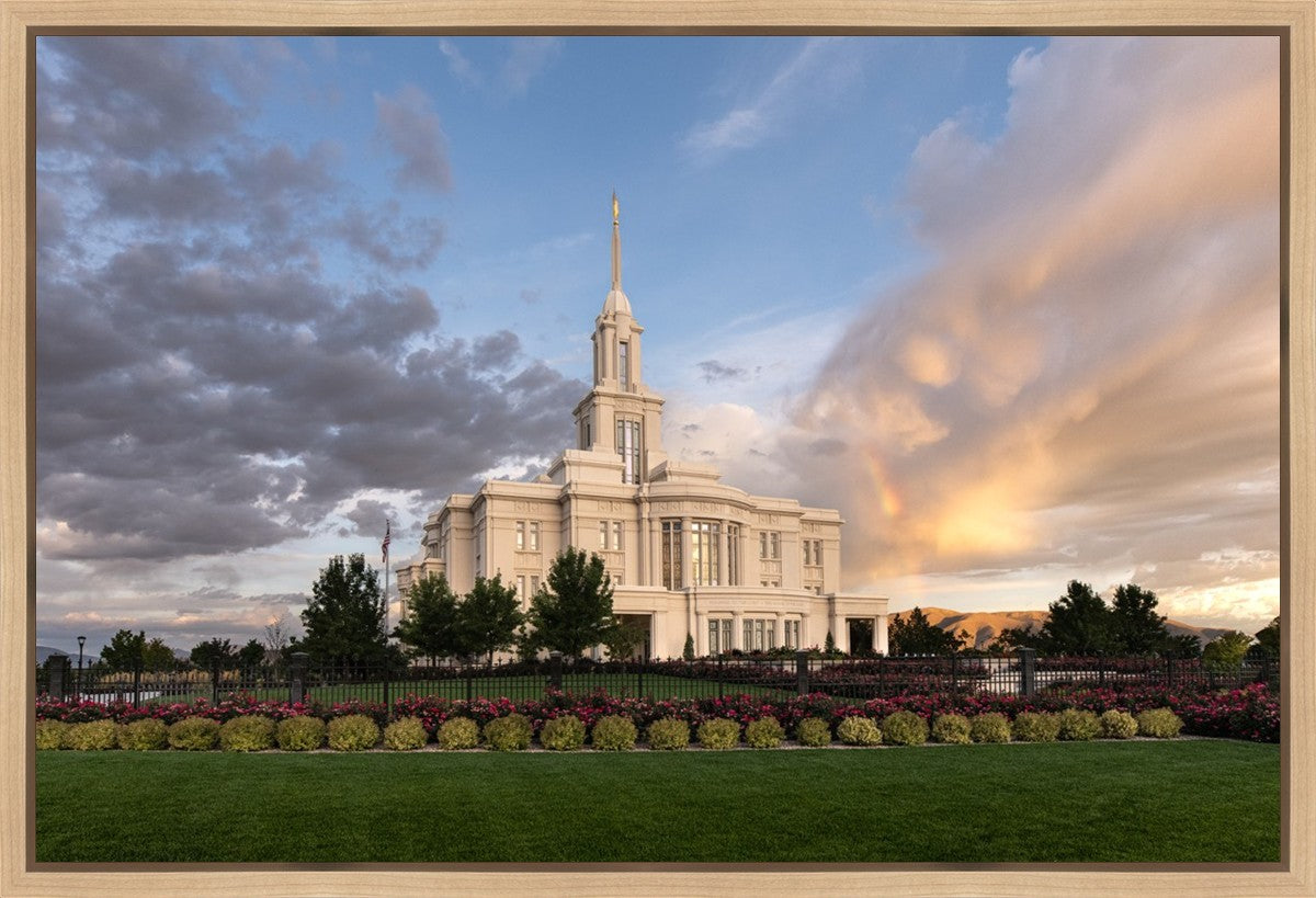 Payson Utah Pink Dividing The Light