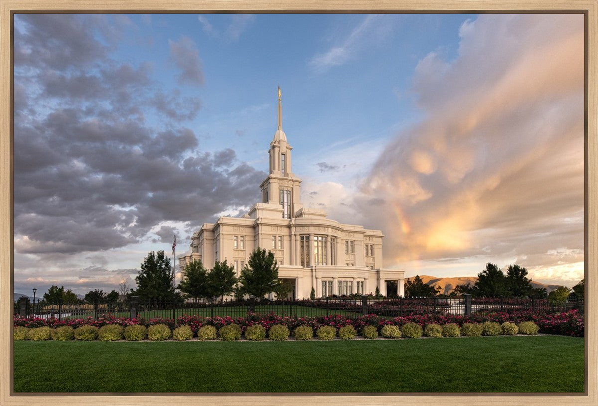 Payson Utah Pink Dividing The Light