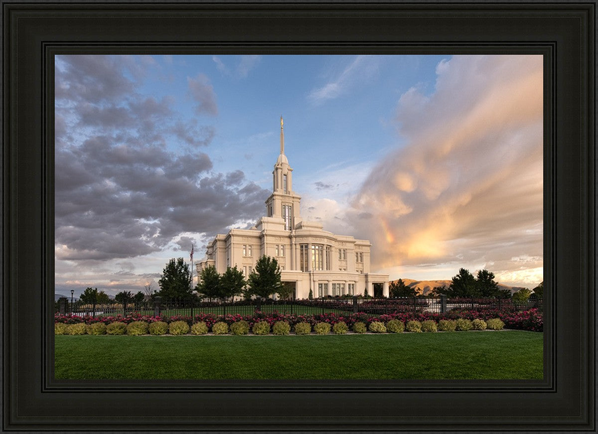 Payson Utah Pink Dividing The Light