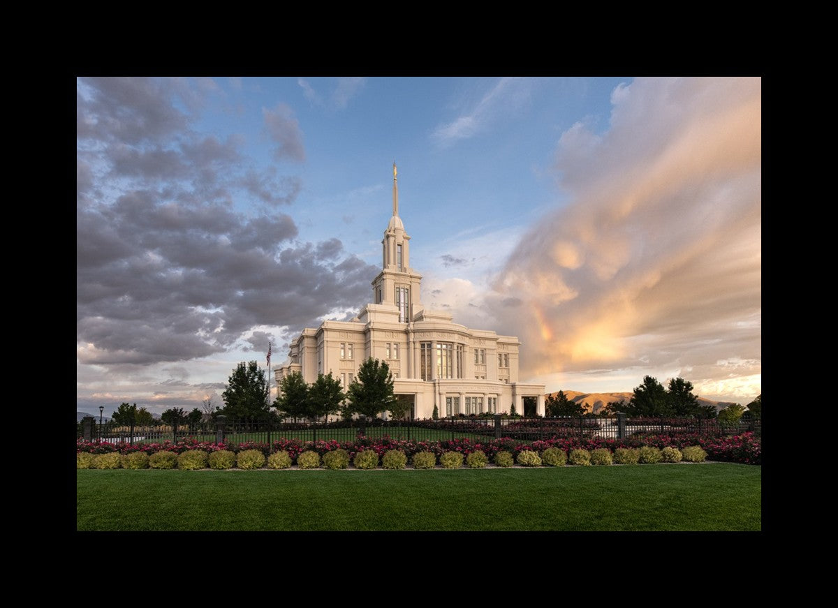 Payson Utah Pink Dividing The Light