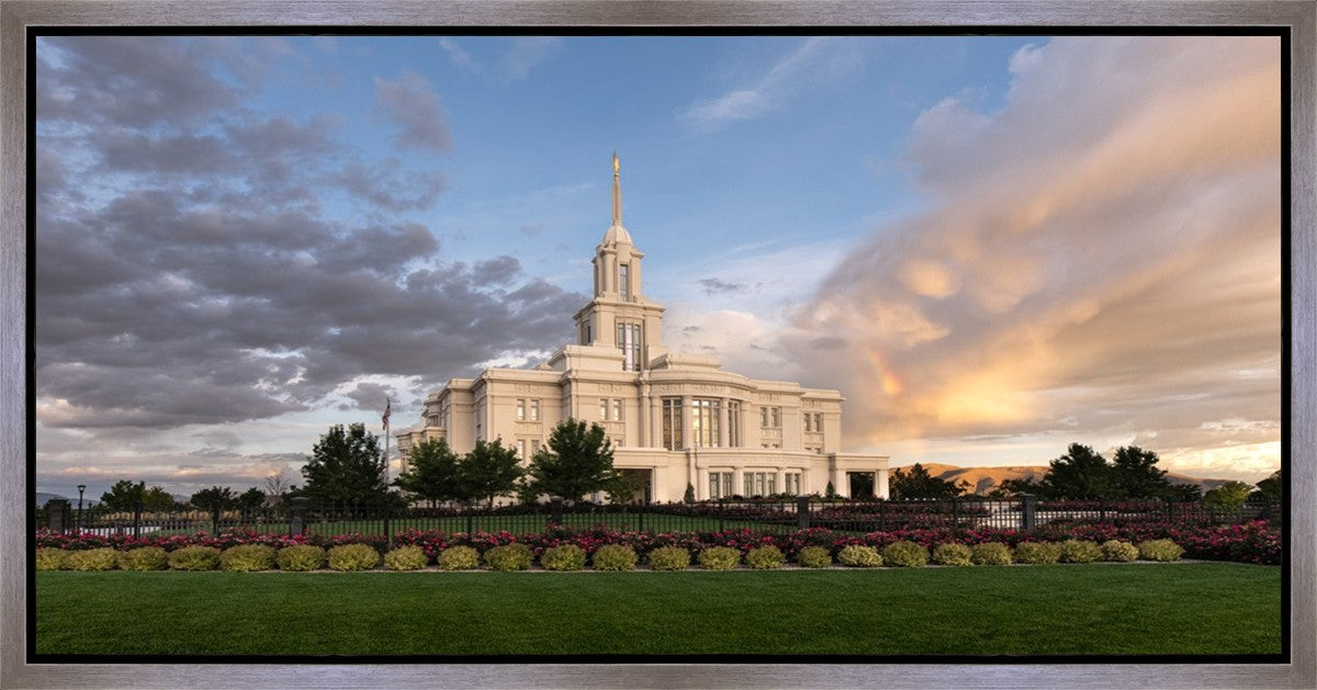 Payson Utah Pink Dividing The Light