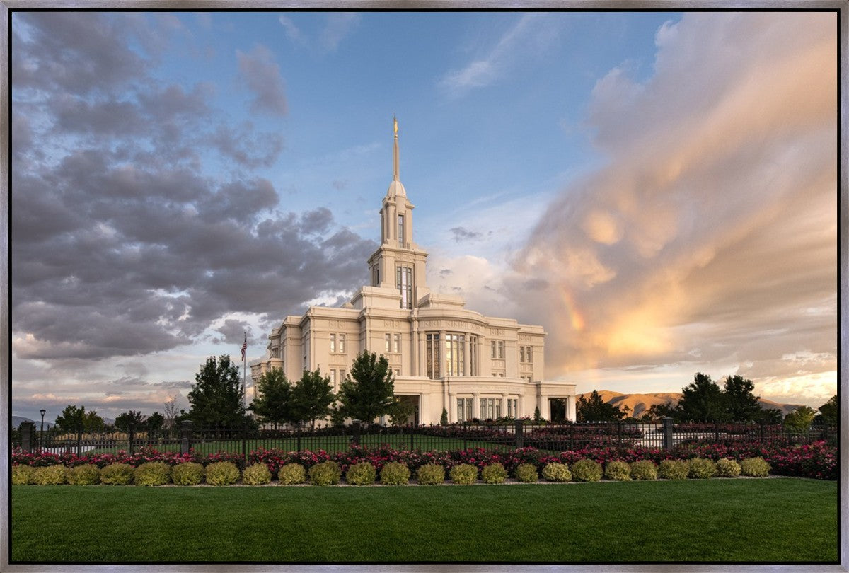 Payson Utah Pink Dividing The Light