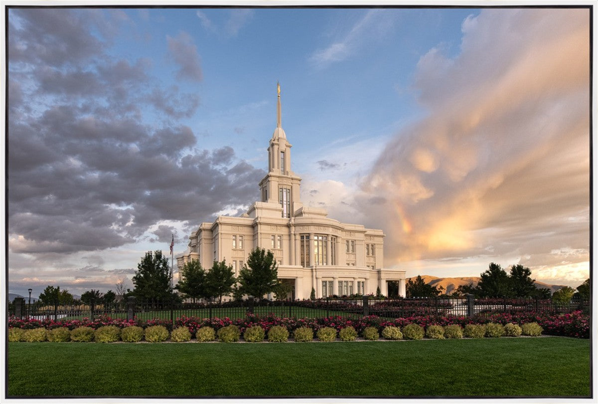 Payson Utah Pink Dividing The Light