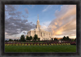 Payson Utah Pink Dividing The Light Large Wall Art