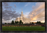 Payson Utah Pink Dividing The Light Large Wall Art