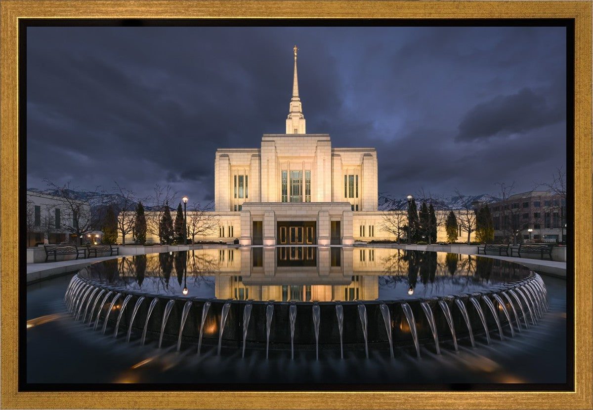 Ogden Utah Night Reflections