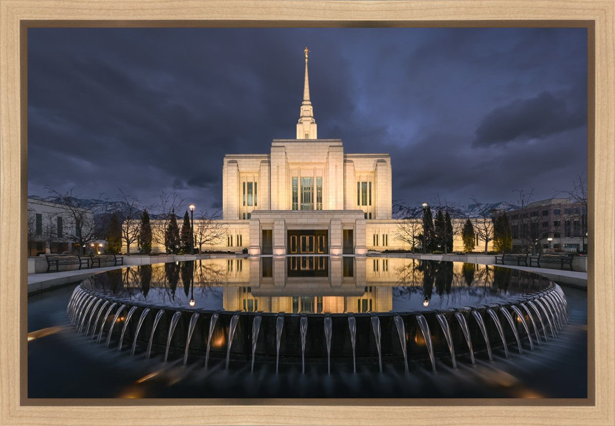 Ogden Utah Night Reflections