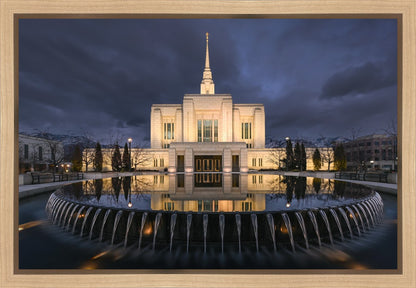Ogden Utah Night Reflections