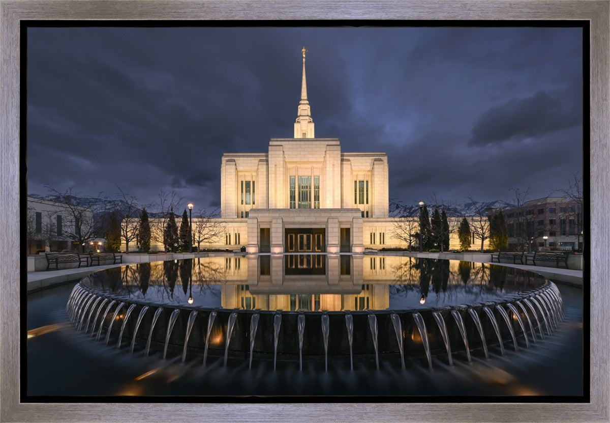 Ogden Utah Night Reflections