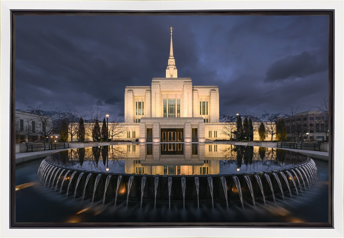 Ogden Utah Night Reflections