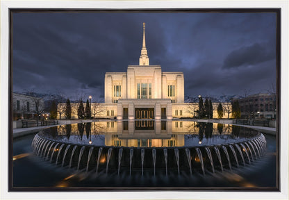 Ogden Utah Night Reflections