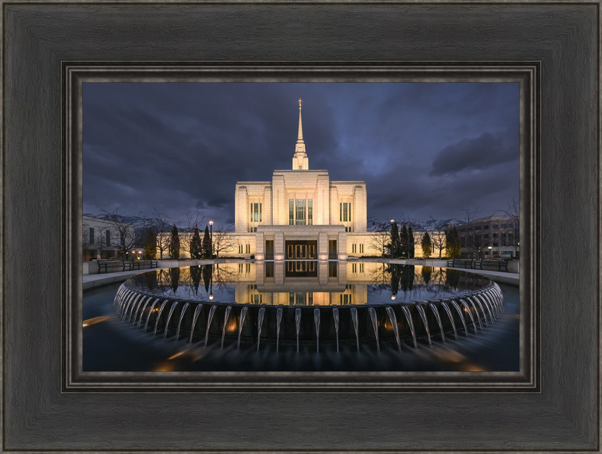 Ogden Utah Night Reflections