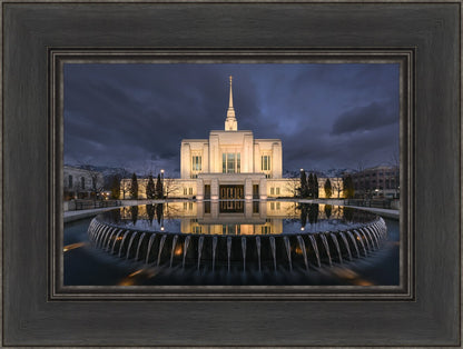 Ogden Utah Night Reflections