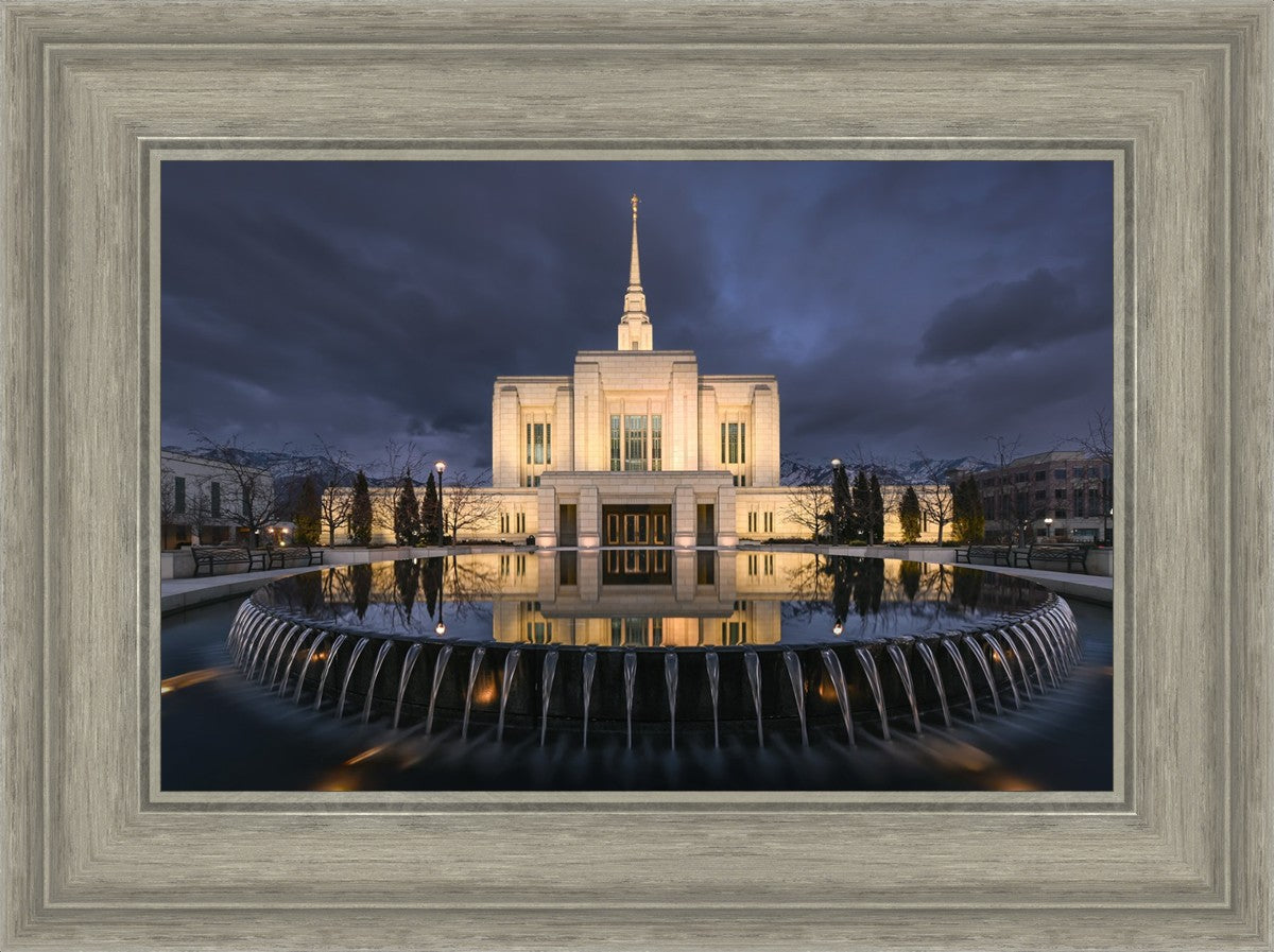 Ogden Utah Night Reflections