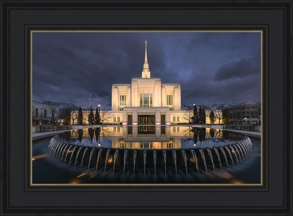 Ogden Utah Night Reflections