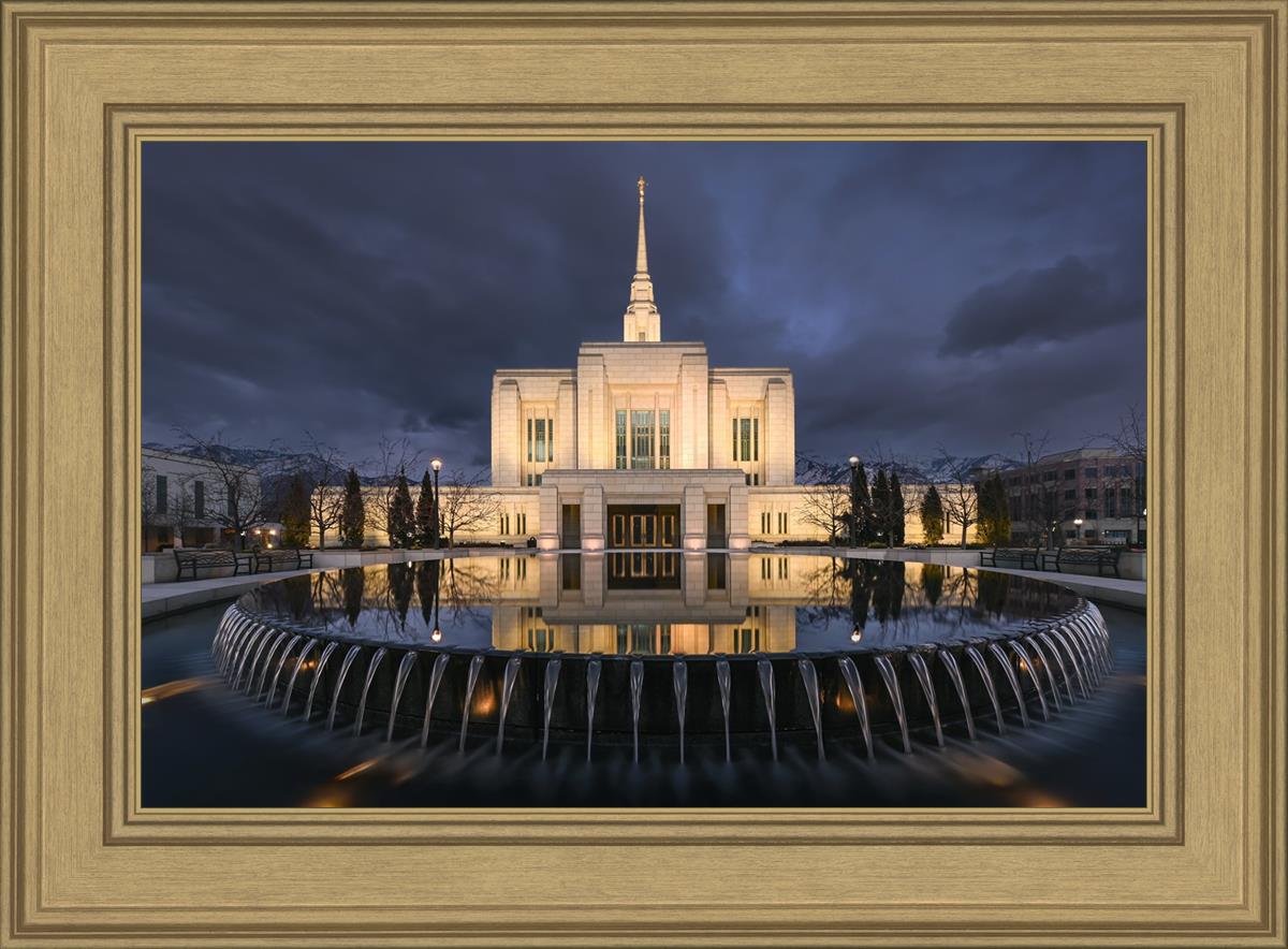 Ogden Utah Night Reflections