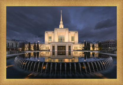 Ogden Utah Night Reflections