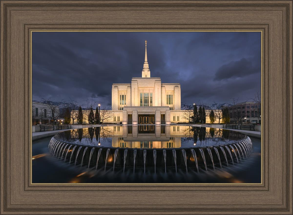 Ogden Utah Night Reflections