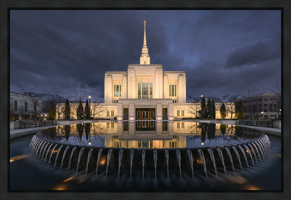 Ogden Utah Night Reflections