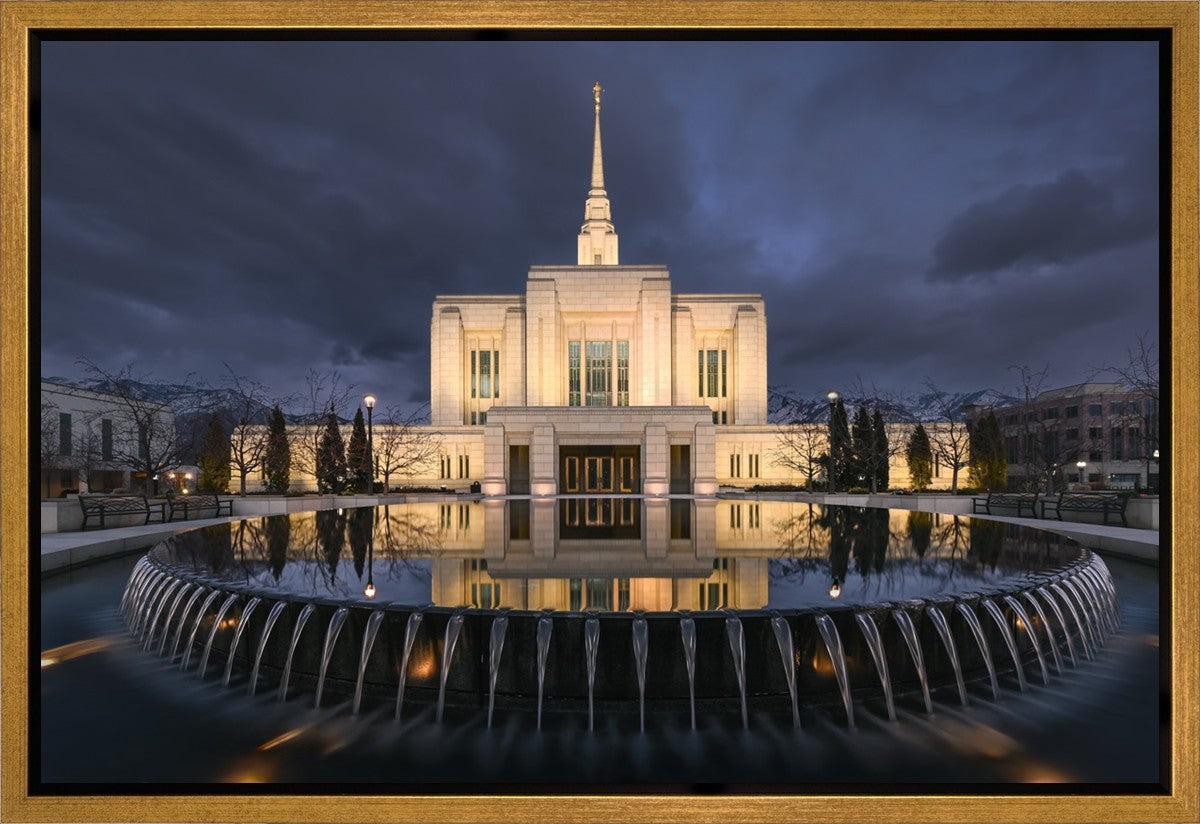 Ogden Utah Night Reflections