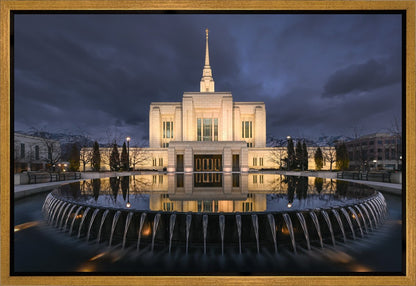 Ogden Utah Night Reflections