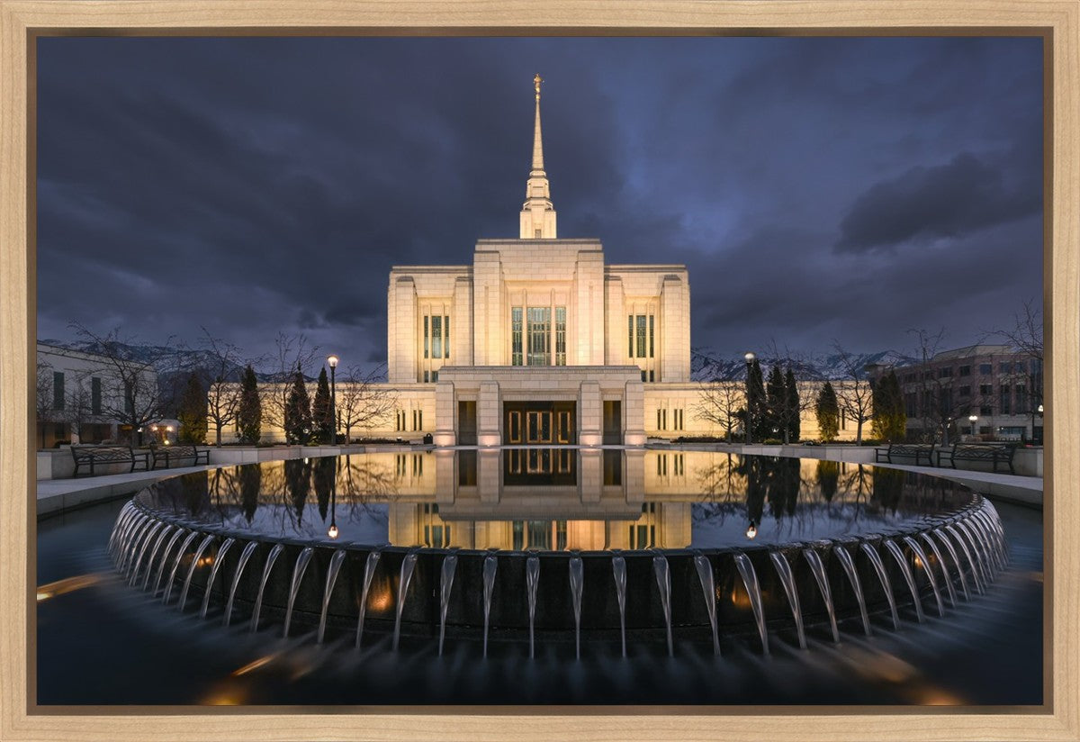 Ogden Utah Night Reflections