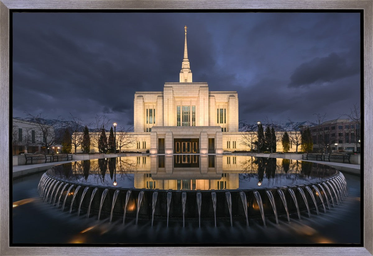 Ogden Utah Night Reflections