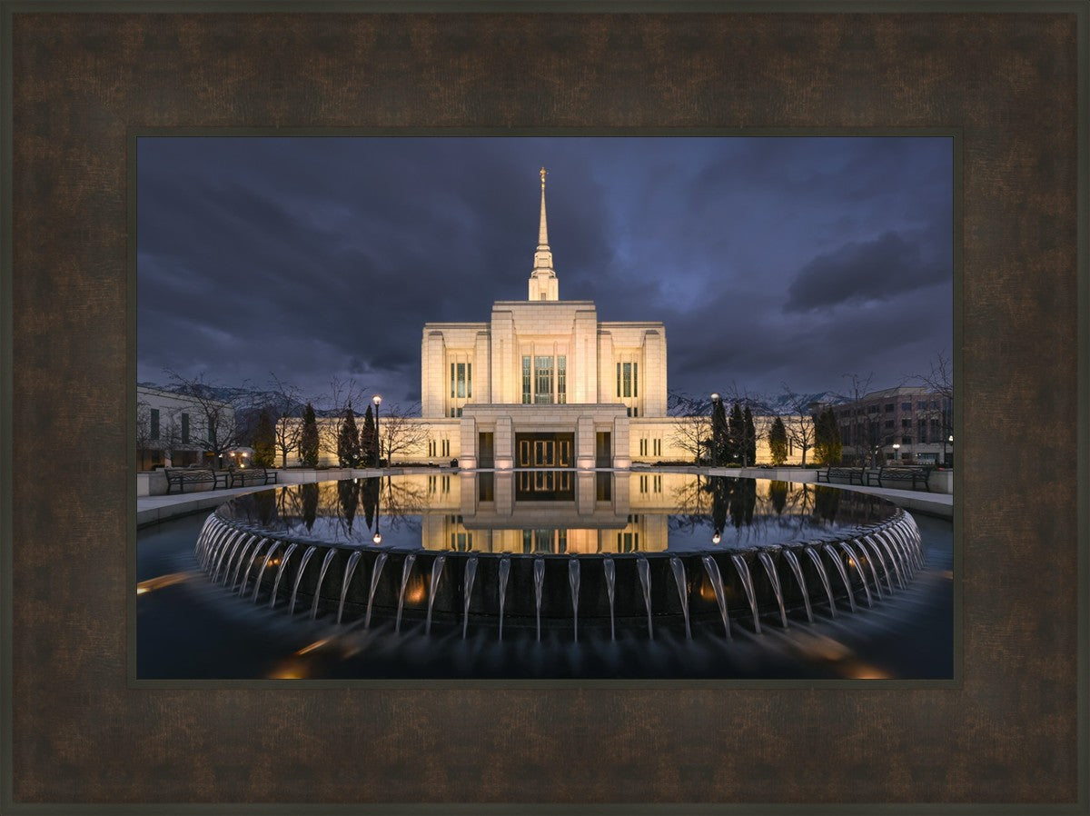 Ogden Utah Night Reflections