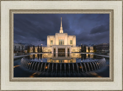 Ogden Utah Night Reflections
