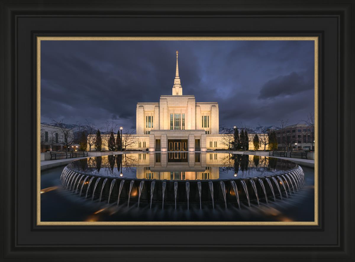 Ogden Utah Night Reflections