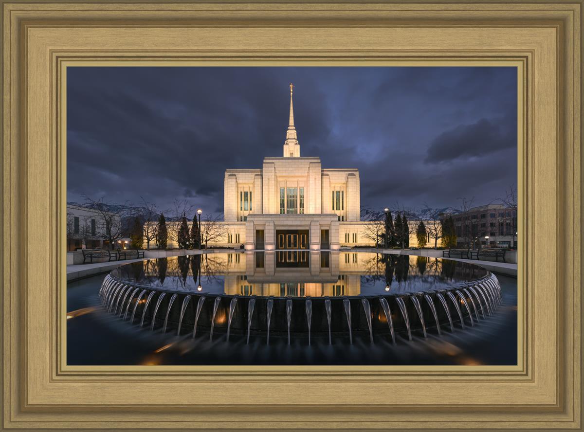 Ogden Utah Night Reflections