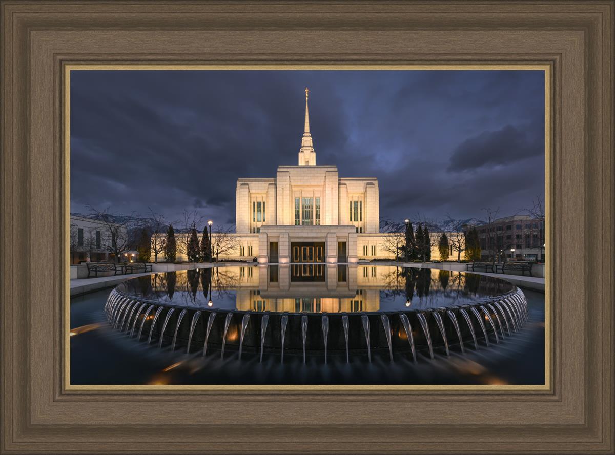 Ogden Utah Night Reflections
