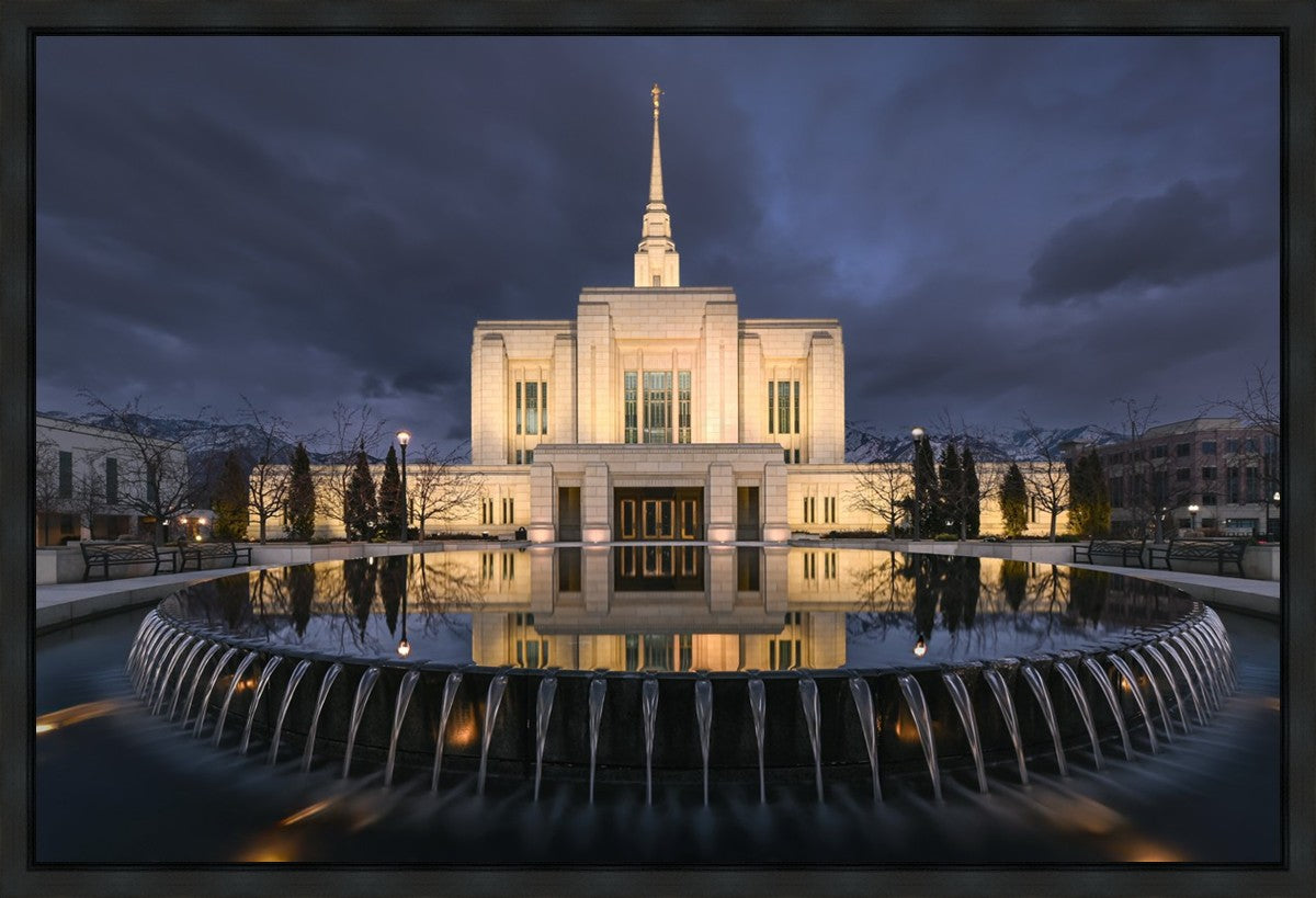 Ogden Utah Night Reflections
