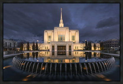 Ogden Utah Night Reflections
