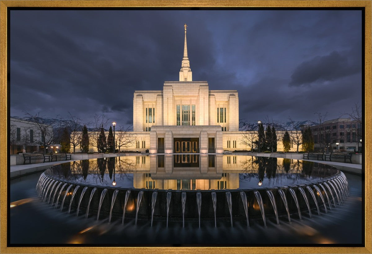Ogden Utah Night Reflections